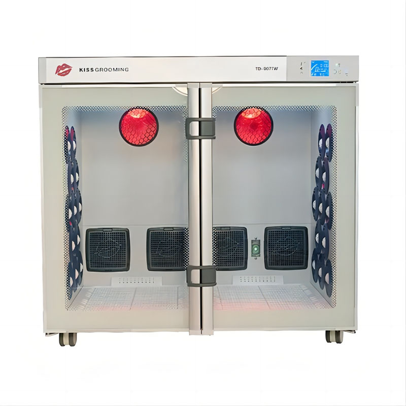 Dvojdverová sušiareň na starostlivosť o domáce zvieratá